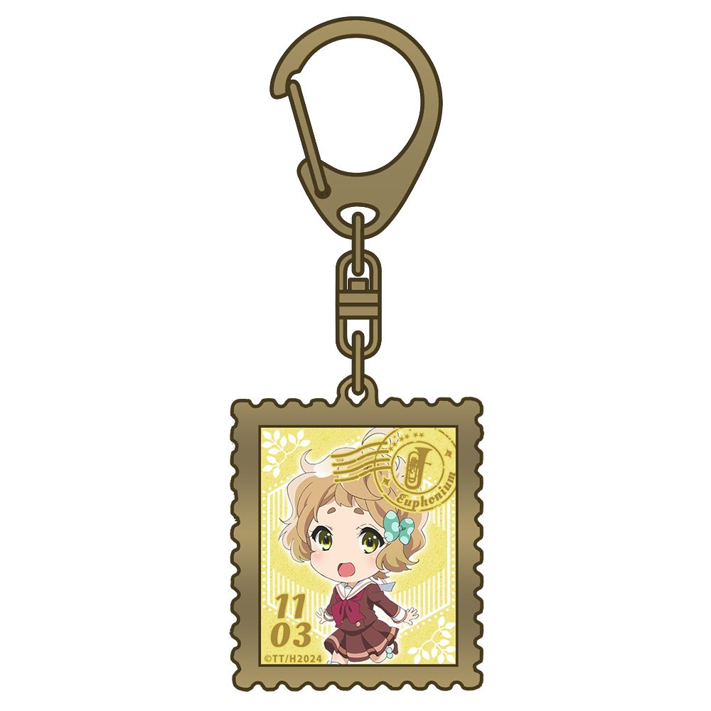 響け!ユーフォニアム 川島緑輝 メタルキーホルダー ("Sound! Euphonium" Kawashima Sapphire Metal Key Chain)