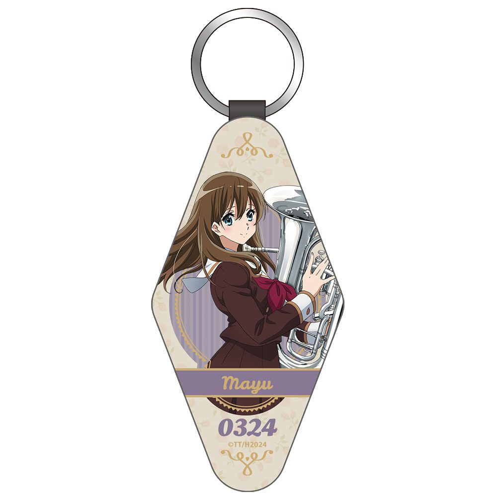 響け!ユーフォニアム 黒江真由 レザーキーホルダー ("Sound! Euphonium" Kuroe Mayu Leather Key Chain)