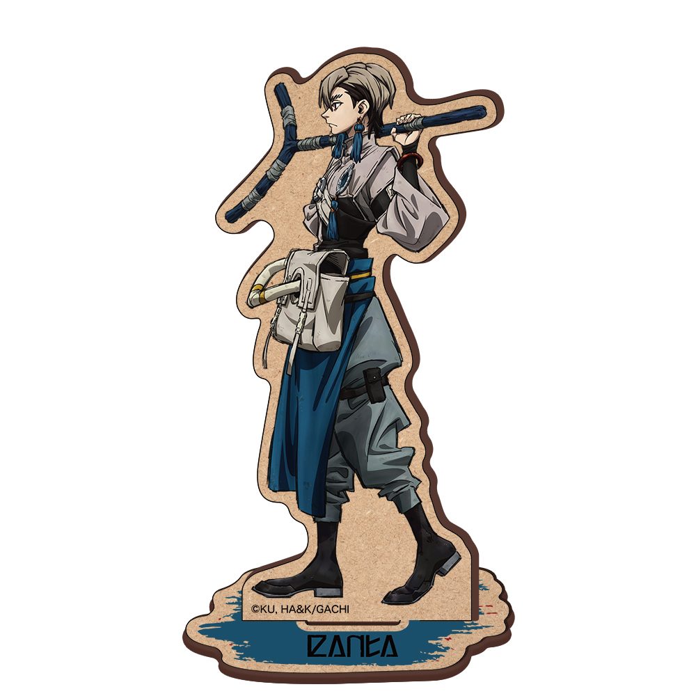 ガチアクタ 木製キャラスタンド ザンカ ("Gachiakuta" Wooden Chara Stand Zanka)
