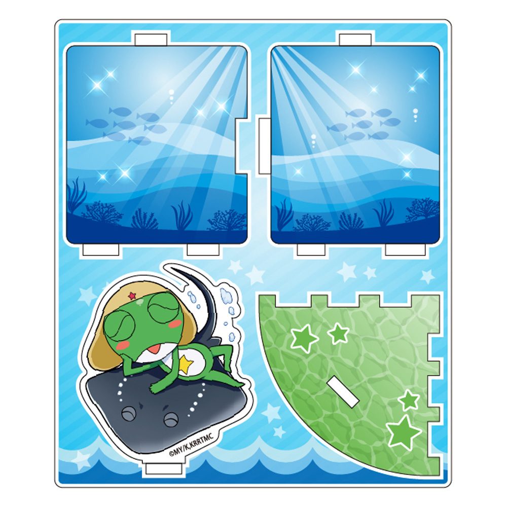 ケロロ軍曹 スタックアクリルスタンド ケロロ まったりVer. ("Sgt. Frog" Stack Acrylic Stand Keroro Mattari Ver.)
