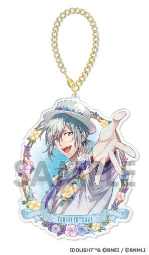 アイドリッシュセブン きゃらふぃーゆアクリルキーホルダー -You are so colorful- B 四葉環 ("IDOLiSH7" Chara-feuille Acrylic Key Chain -You are so colorful- B Yotsuba Tamaki)