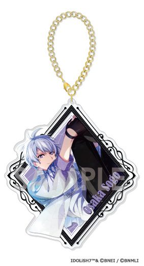 アイドリッシュセブン きゃらふぃーゆアクリルキーホルダー Vol.3 E 逢坂壮五 ("IDOLiSH7" Chara-feuille Acrylic Key Chain Vol. 3 E Osaka Sogo)