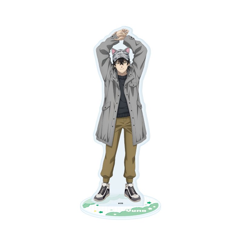 アクリルスタンド ブラッククローバー 24 ユノ ケモミミカチューシャVer.(描き下ろしイラスト) (Acrylic Stand "Black Clover" 24 Yuno Kemomimi Katyusha Ver. (Original Illustration))