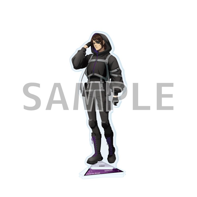 アクリルスタンド 進撃の巨人 The Final Season 12 ハンジ・ゾエ サイバーパンクVer.(描き下ろしイラスト) (Acrylic Stand "Attack on Titan The Final Season" 12 Hans Zoe Cyberpunk Ver. (Original Illustration))