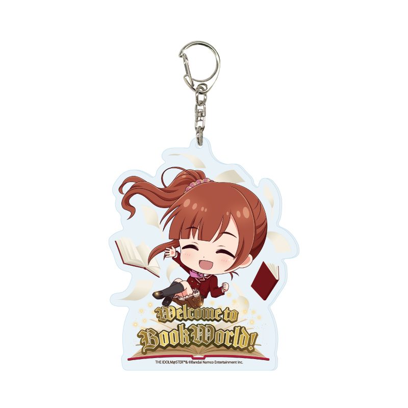 デカアクリルキーホルダー アイドルマスター シンデレラガールズ 17 五十嵐響子 BookWorld!Ver.(ミニキャライラスト) (Deka Acrylic Key Chain "The Idolmaster Cinderella Girls" 17 Igarashi Kyoko BookWorld! Ver. (Mini Character Illustration))