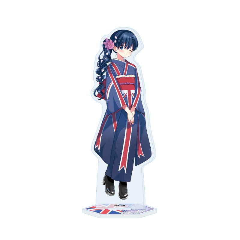 BIGアクリルスタンド きんいろモザイク 08 小路綾 バースデー着物Ver.(描き下ろしイラスト) (Big Acrylic Stand "Kin-iro Mosaic" 08 Komichi Aya Birthday Kimono Ver. (Original Illustration))