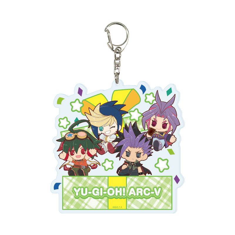 デカアクリルキーホルダー 遊☆戯☆王ARC-V 01 遊矢&ユート&ユーゴ&ユーリ(ぽてぬいアート) (Deka Acrylic Key Chain "Yu-Gi-Oh! Arc-V" 01 Yuya & Yuto & Yugo & Yuri (Potenui Art))