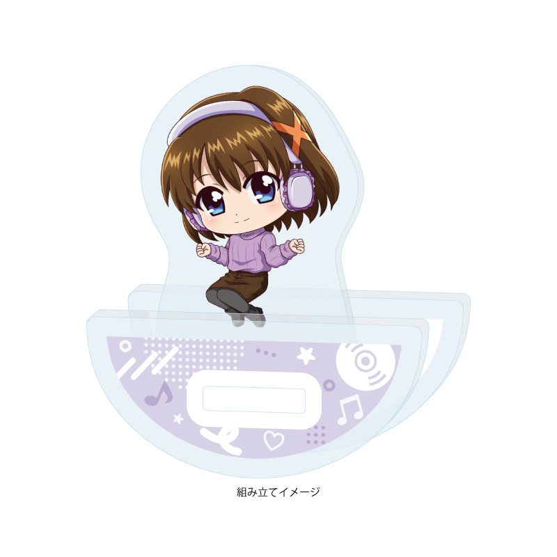 ゆらゆらアクリルスタンド 魔法少女リリカルなのはシリーズ 03 はやて(ミニキャライラスト) (Yurayura Acrylic Stand "Magical Girl Lyrical Nanoha" Series 03 Hayate (Mini Character Illustration))