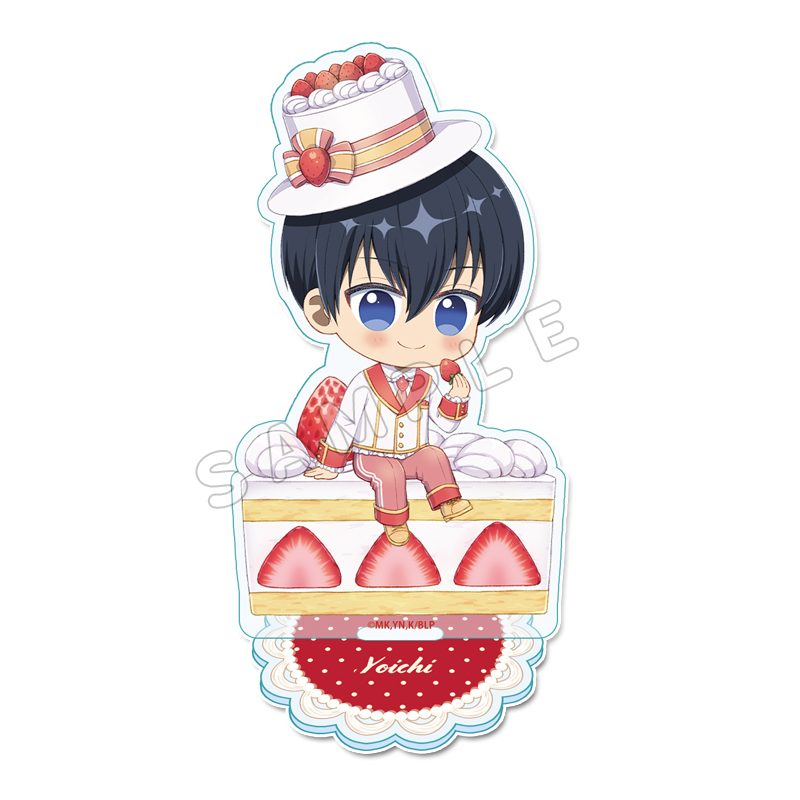 ブルーロック ぷちちょこアクリルスタンド 潔世一 ショートケーキVer. ("Blue Lock" Puchichoko Acrylic Stand Isagi Yoichi Shortcake Ver.)
