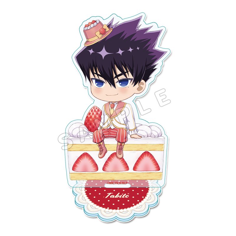 ブルーロック ぷちちょこアクリルスタンド 烏旅人 ショートケーキVer. ("Blue Lock" Puchichoko Acrylic Stand Karasu Tabito Shortcake Ver.)