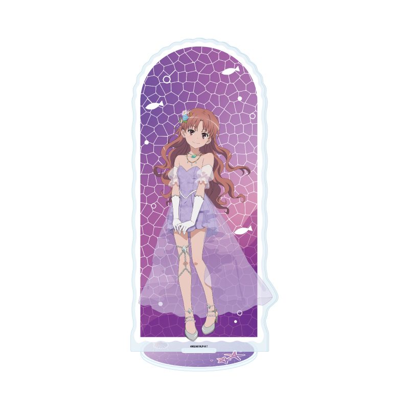 BIGアクリルスタンド とある科学の超電磁砲T 03 白井黒子 マーメイドドレスVer.(描き下ろしイラスト) (Big Acrylic Stand "A Certain Scientific Railgun T" 03 Shirai Kuroko Mermaid Dress Ver. (Original Illustration))