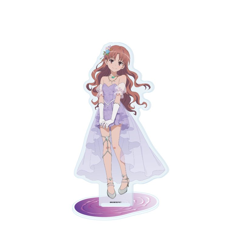アクリルスタンド とある科学の超電磁砲T 15 白井黒子 マーメイドドレスVer.(描き下ろしイラスト) (Acrylic Stand "A Certain Scientific Railgun T" 15 Shirai Kuroko Mermaid Dress Ver. (Original Illustration))