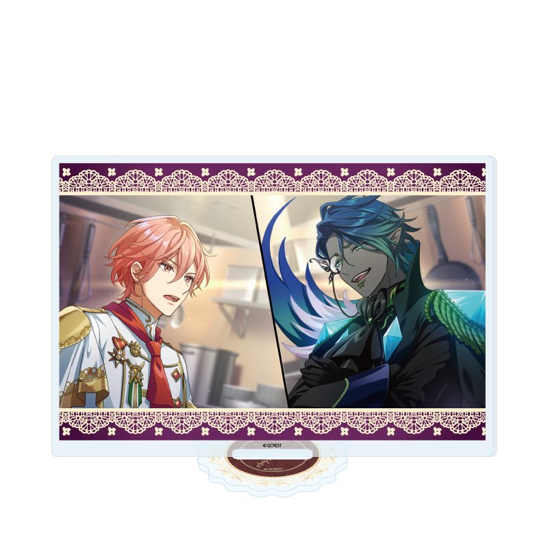 アクリルスタンド 夢職人と忘れじの黒い妖精 63 キュイ&フィデル(公式イラスト) (Acrylic Stand "Dream Meister and the Recollected Black Fairy" 63 Cuit & Fidel (Official Illustration))