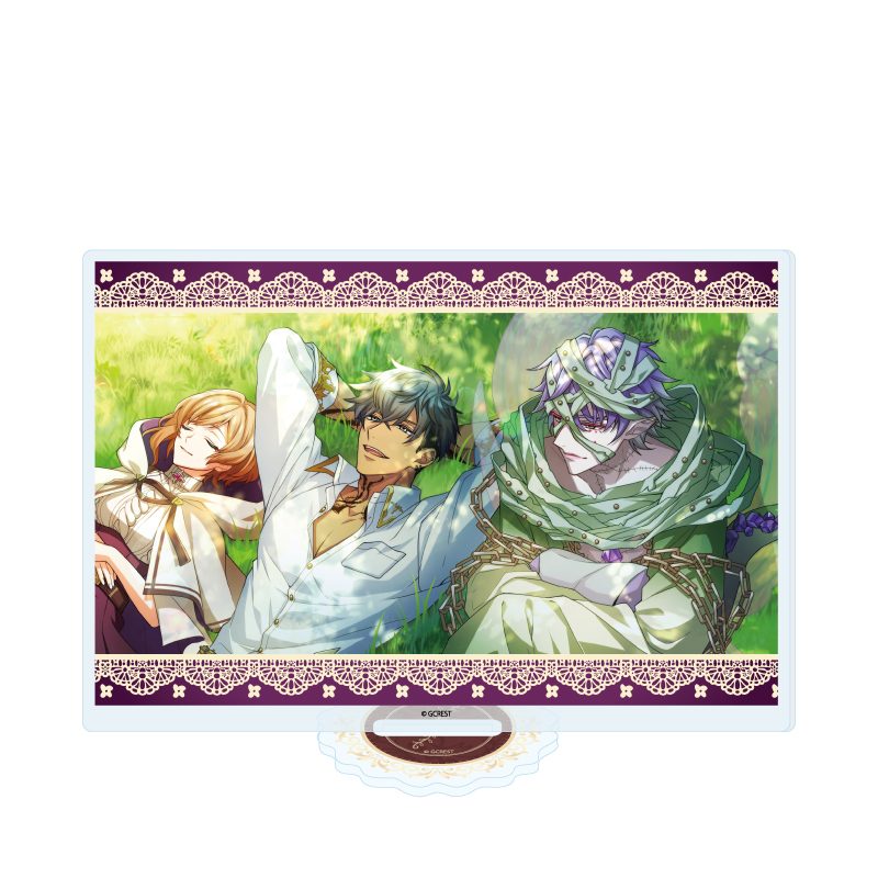 アクリルスタンド 夢職人と忘れじの黒い妖精 65 ヴァルター&ミスティコ(公式イラスト) (Acrylic Stand "Dream Meister and the Recollected Black Fairy" 65 Walter & Mistico (Official Illustration))