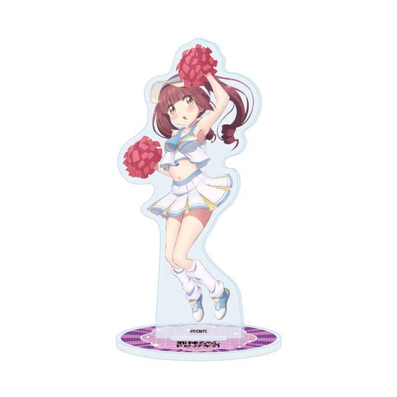 アクリルスタンド 邪神ちゃんドロップキック 24 花園ゆりね チアガールVer.(描き下ろしイラスト) (Acrylic Stand "Dropkick on My Devil!" 24 Hanazono Yurine Cheerleader Ver. (Original Illustration))