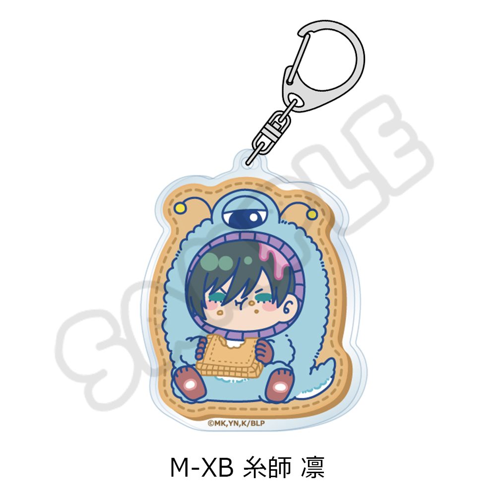 ブルーロック 第9弾 アクリルキーホルダー M-XB 糸師凛 ("Blue Lock" Vol. 9 Acrylic Key Chain M-XB Itoshi Rin)