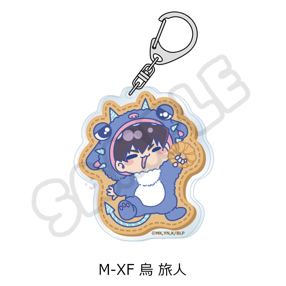 ブルーロック 第9弾 アクリルキーホルダー M-XF 烏旅人 ("Blue Lock" Vol. 9 Acrylic Key Chain M-XF Karasu Tabito)