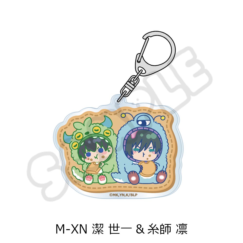 ブルーロック 第9弾 アクリルキーホルダー M-XN 潔世一&糸師凛 ("Blue Lock" Vol. 9 Acrylic Key Chain M-XN Isagi Yoichi & Itoshi Rin)