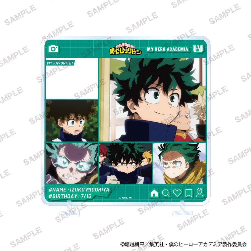 僕のヒーローアカデミア きゃらinスタンド 第7期Ver. 緑谷出久 ("My Hero Academia" Character in Stand Season 7 Ver. Midoriya Izuku)