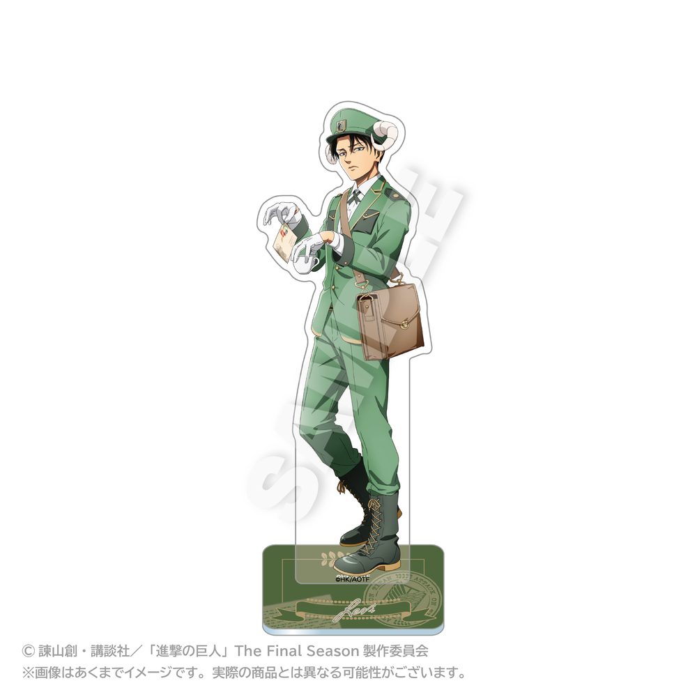 進撃の巨人 アクリルスタンド おとどけメェるVer.(描き下ろし) リヴァイ ("Attack on Titan" Acrylic Stand Otodoke Mail Ver. (Original Illustration) Levi)