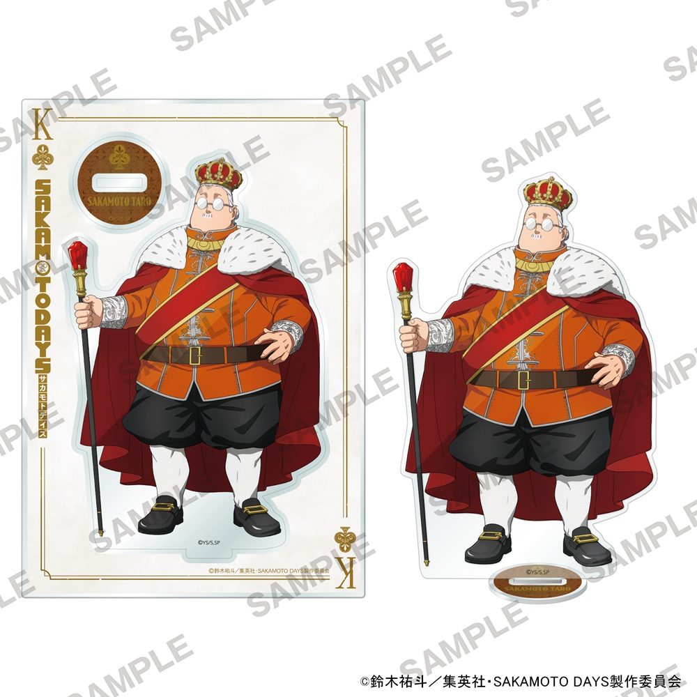 SAKAMOTO DAYS アクリルスタンド トランプVer. 坂本太郎 ("Sakamoto Days" Acrylic Stand Playing Cards Ver. Sakamoto Taro)