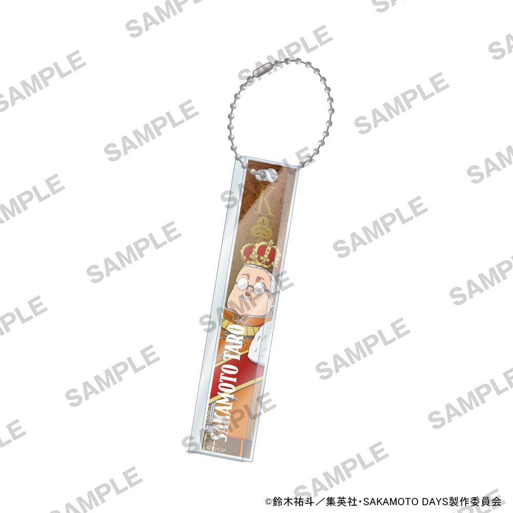 SAKAMOTO DAYS アクリルバーキーホルダー トランプVer. 坂本太郎 ("Sakamoto Days" Acrylic Bar Key Chain Playing Cards Ver. Sakamoto Taro)
