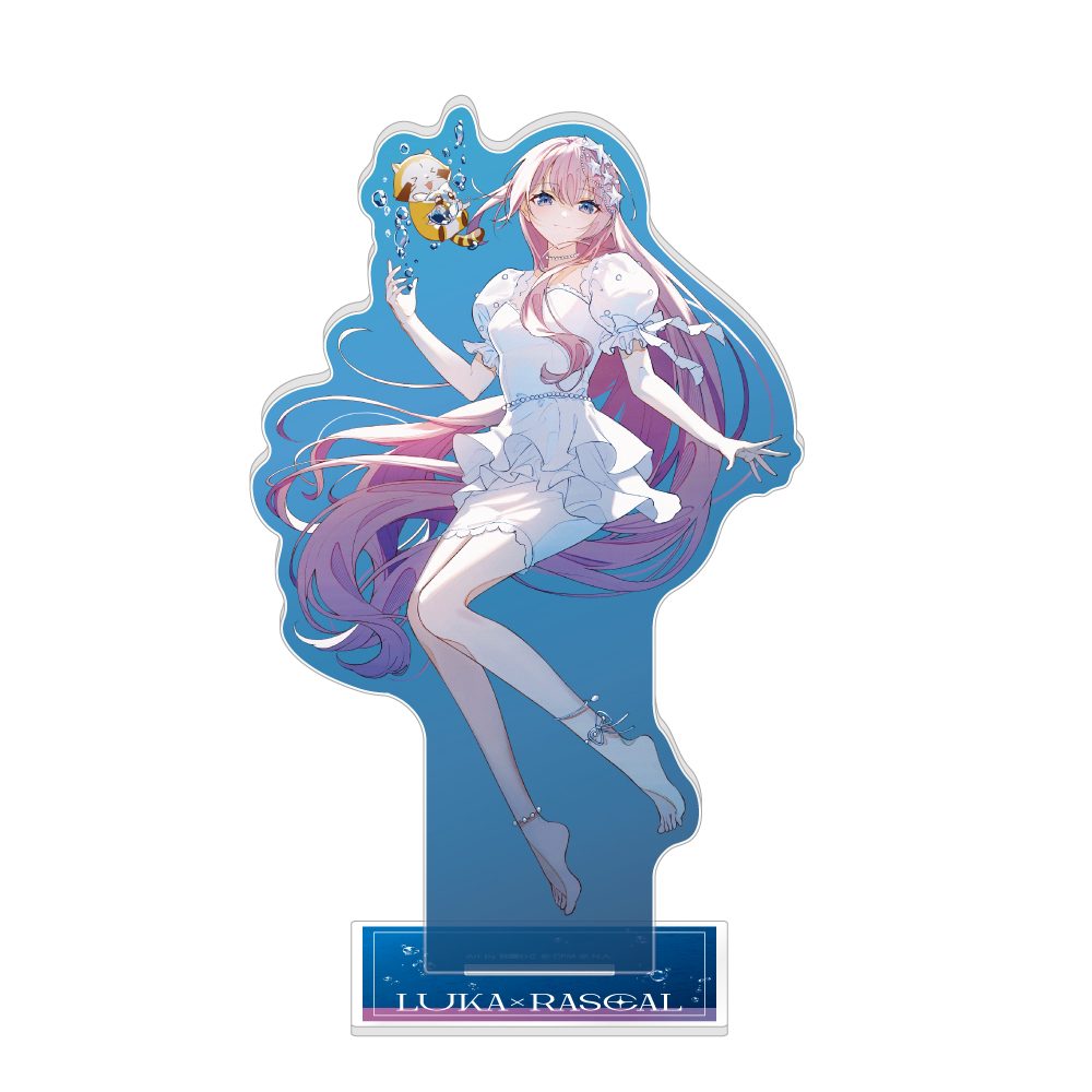 初音ミク×ラスカル 2025 アクリルスタンド 巡音ルカ (Hatsune Miku x "Rascal the Raccoon" 2025 Acrylic Stand Megurine Luka)
