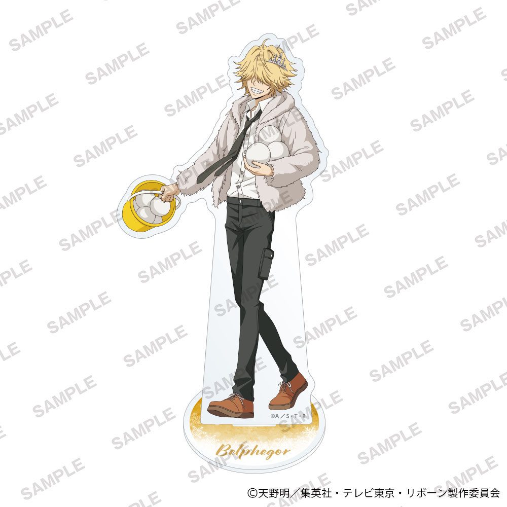 家庭教師ヒットマンREBORN! アクリルスタンドフィギュア 雪バトルVer. ベルフェゴール(10年後) ("Reborn!" Acrylic Stand Figure Snow Battle Ver. Belphegor (10 Years Later))