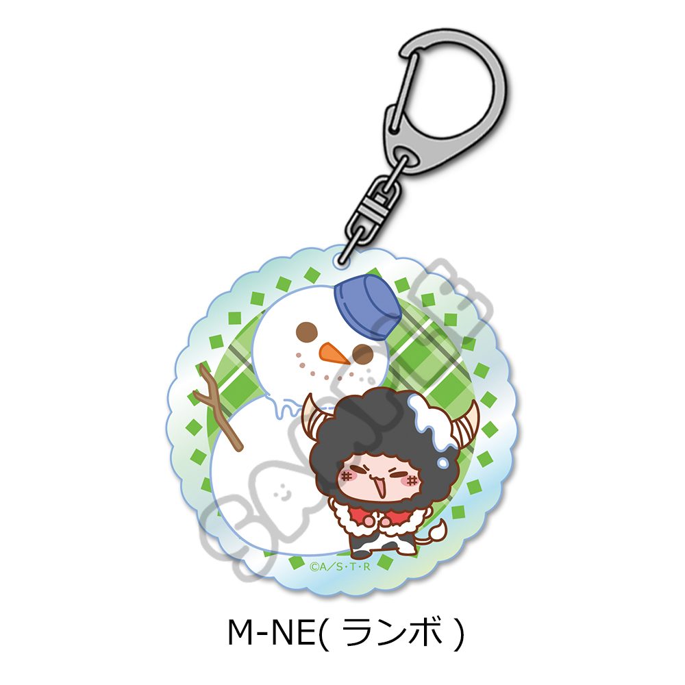 家庭教師ヒットマンREBORN! 第4弾 アクリルキーホルダー M-NE ランボ ("Reborn!" Vol. 4 Acrylic Key Chain M-NE Lambo)