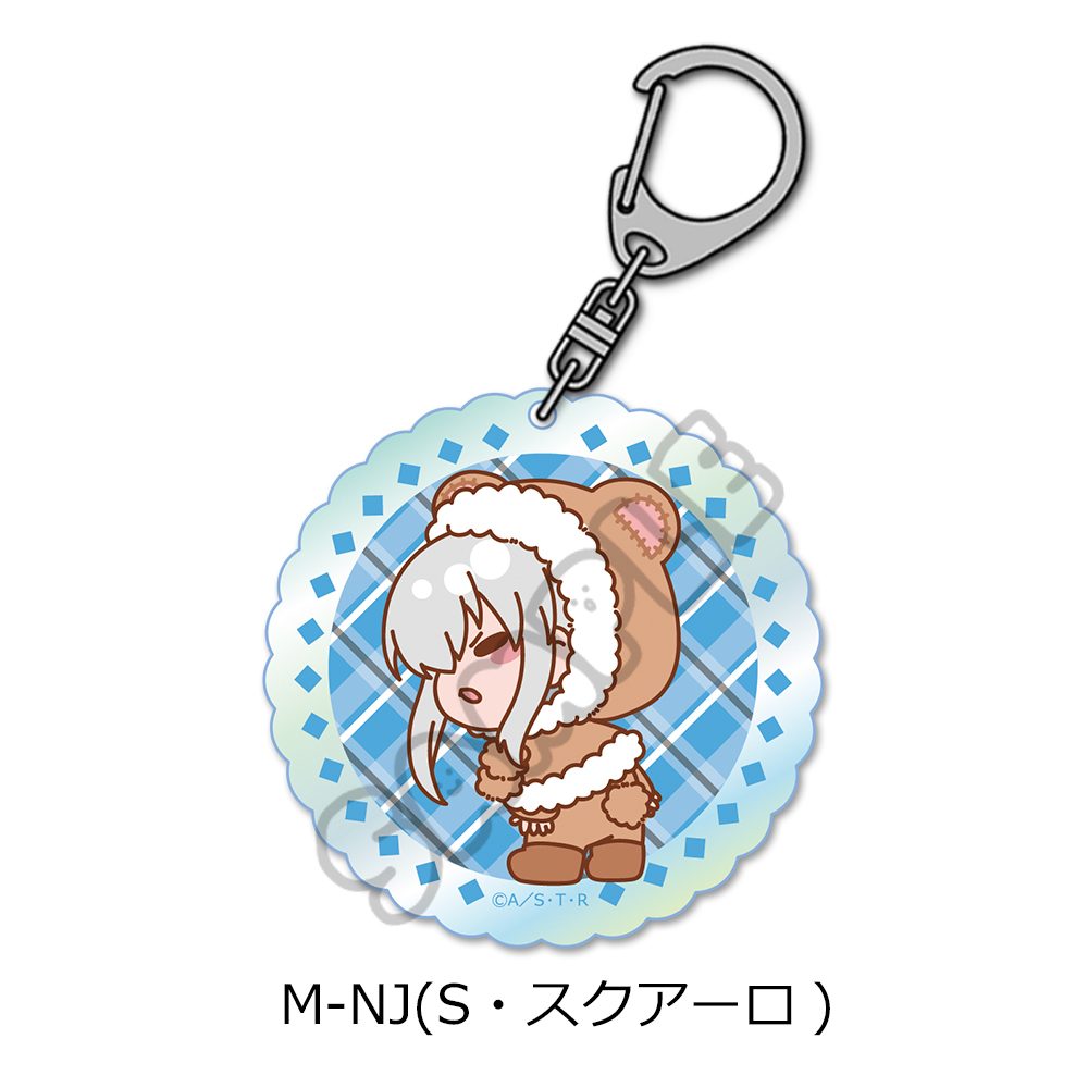 家庭教師ヒットマンREBORN! 第4弾 アクリルキーホルダー M-NJ S・スクアーロ ("Reborn!" Vol. 4 Acrylic Key Chain M-NJ S. Squalo)