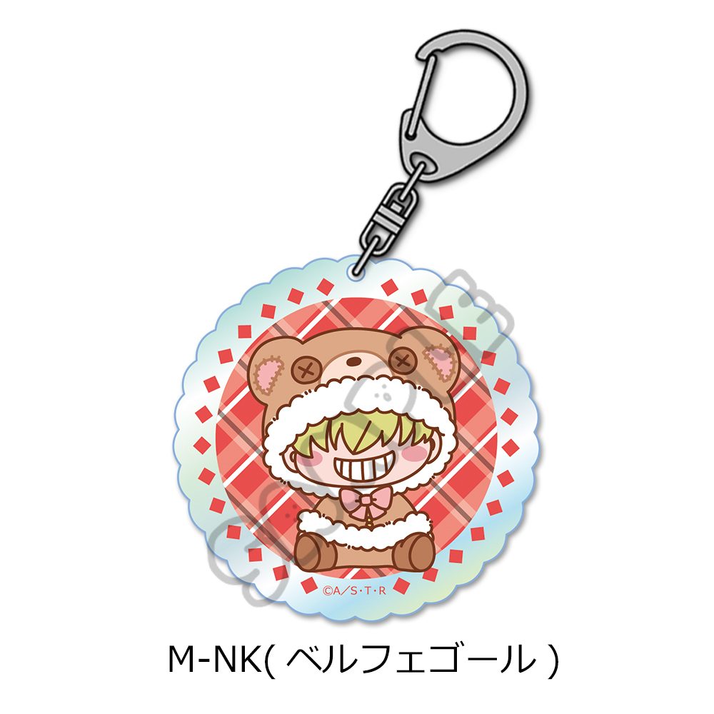 家庭教師ヒットマンREBORN! 第4弾 アクリルキーホルダー M-NK ベルフェゴール ("Reborn!" Vol. 4 Acrylic Key Chain M-NK Belphegor)