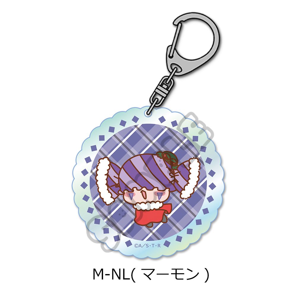 家庭教師ヒットマンREBORN! 第4弾 アクリルキーホルダー M-NL マーモン ("Reborn!" Vol. 4 Acrylic Key Chain M-NL Mammon)