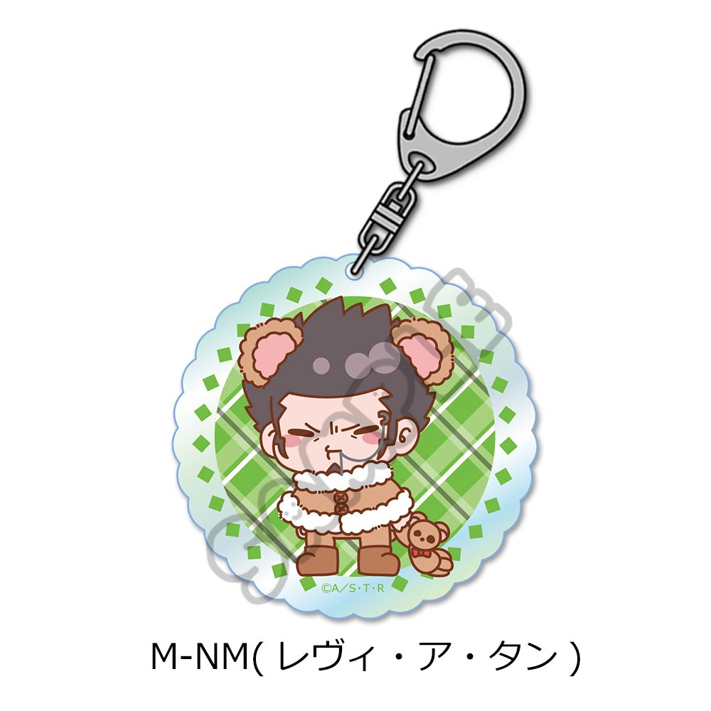 家庭教師ヒットマンREBORN! 第4弾 アクリルキーホルダー M-NM レヴィ・ア・タン ("Reborn!" Vol. 4 Acrylic Key Chain M-NM Levi A Than)
