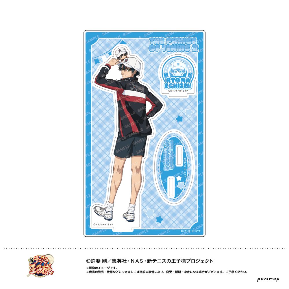 新テニスの王子様 アクリルスタンド -おきがえぬいといっしょ第4弾- A 越前リョーマ ("New The Prince of Tennis" Acrylic Stand -with Okigaenui Vol. 4- A Echizen Ryoma)