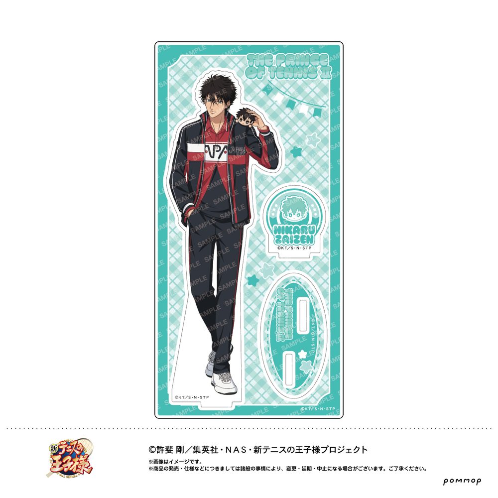 新テニスの王子様 アクリルスタンド -おきがえぬいといっしょ第4弾- F 財前光 ("New The Prince of Tennis" Acrylic Stand -with Okigaenui Vol. 4- F Zaizen Hikaru)