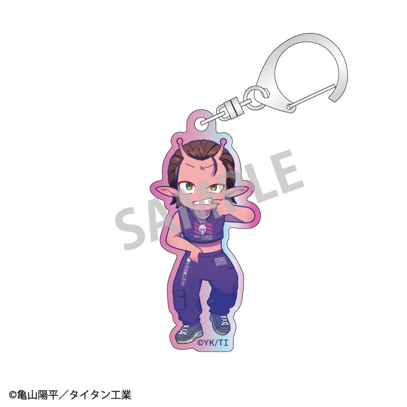銀河特急 ミルキー☆サブウェイ オーロラアクリルキーホルダー カナタ ("MILKY SUBWAY THE GALACTIC LIMITED EXPRESS" Aurora Acrylic Key Chain Kanata)