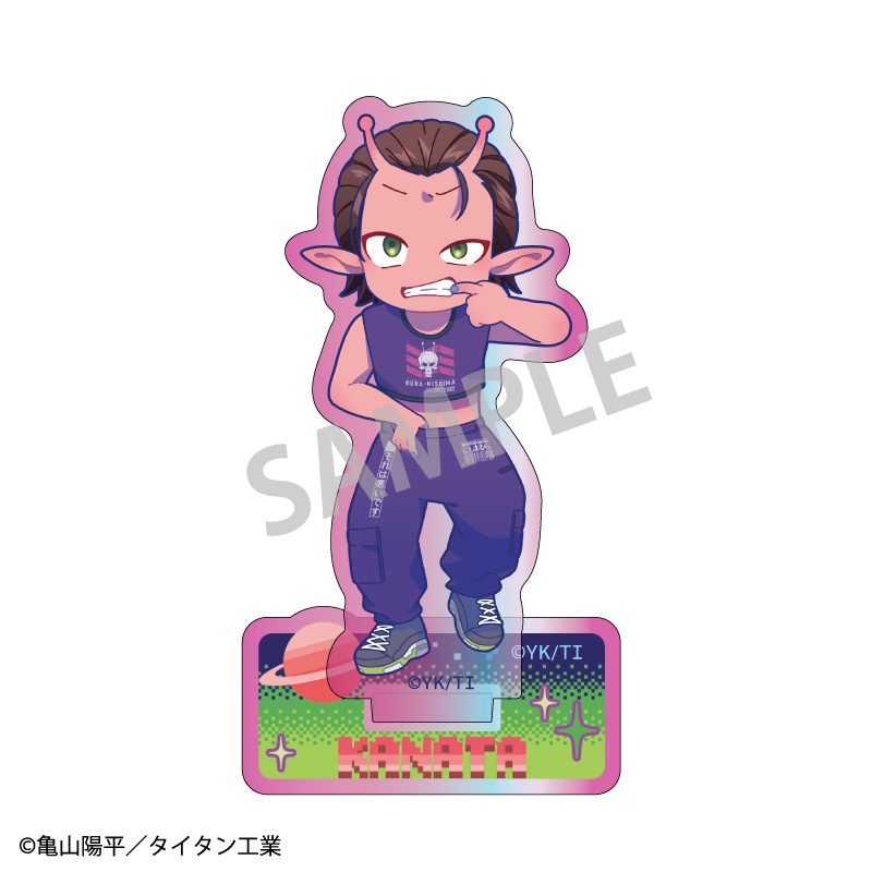 銀河特急 ミルキー☆サブウェイ オーロラミニアクリルスタンド カナタ ("MILKY SUBWAY THE GALACTIC LIMITED EXPRESS" Aurora Mini Acrylic Stand Kanata)