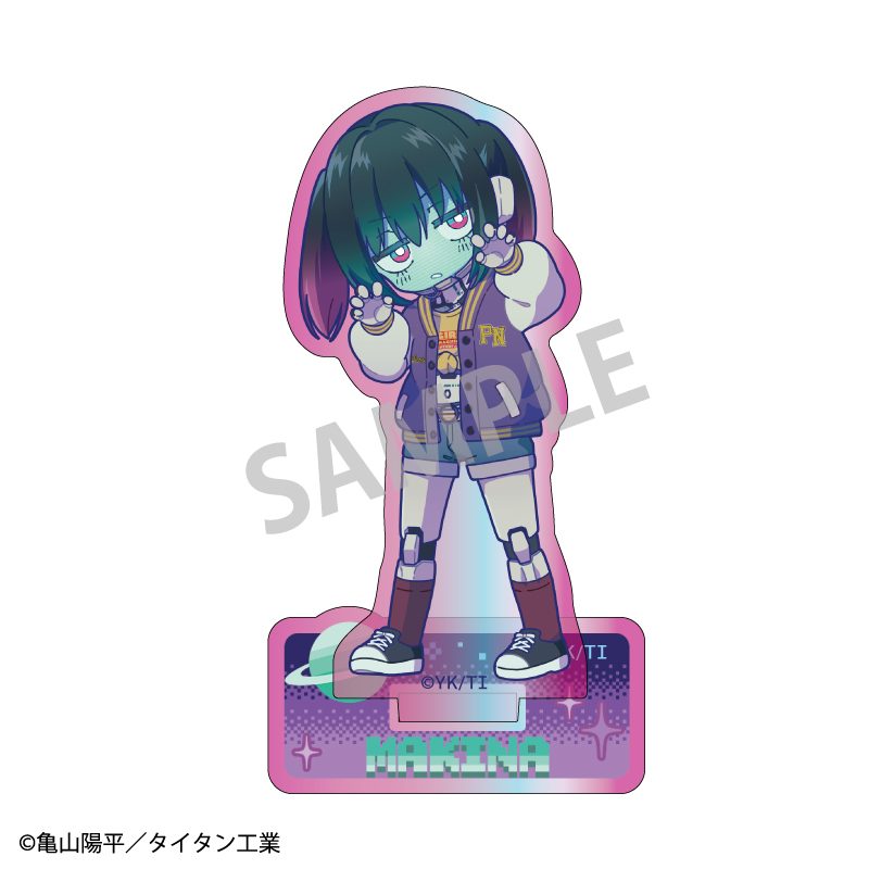 銀河特急 ミルキー☆サブウェイ オーロラミニアクリルスタンド マキナ ("MILKY SUBWAY THE GALACTIC LIMITED EXPRESS" Aurora Mini Acrylic Stand Makina)