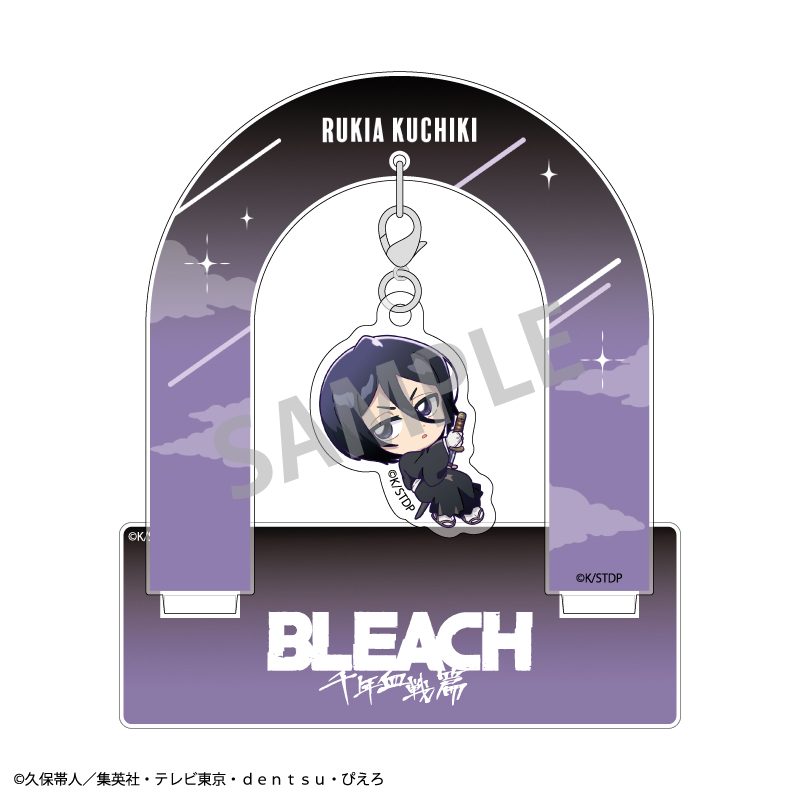BLEACH 千年血戦篇 ぶら下がりアクリルスタンド 朽木ルキア おっこち ("Bleach: Thousand-Year Blood War" Hanging Acrylic Stand Kuchiki Rukia Okkochi)