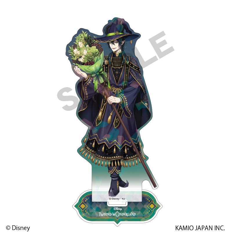 ディズニー ツイステッドワンダーランド ホログラムアクリルスタンド マレウス・ドラコニア ブルームバースデー ("Disney Twisted Wonderland" Hologram Acrylic Stand Malleus Draconia Bloom Birthday)