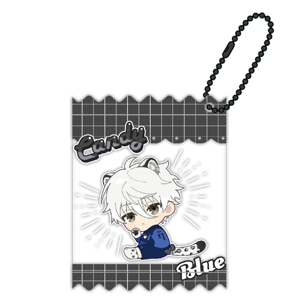 ブルーロック 凪誠士郎 シャカシャカキーホルダー ("Blue Lock" Nagi Seishiro Shakashaka Key Chain)