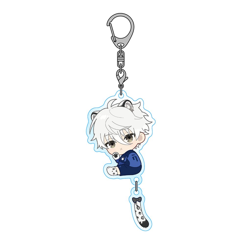 ブルーロック 凪誠士郎 連結アクリルキーホルダー ("Blue Lock" Nagi Seishiro Linked Acrylic Key Chain)