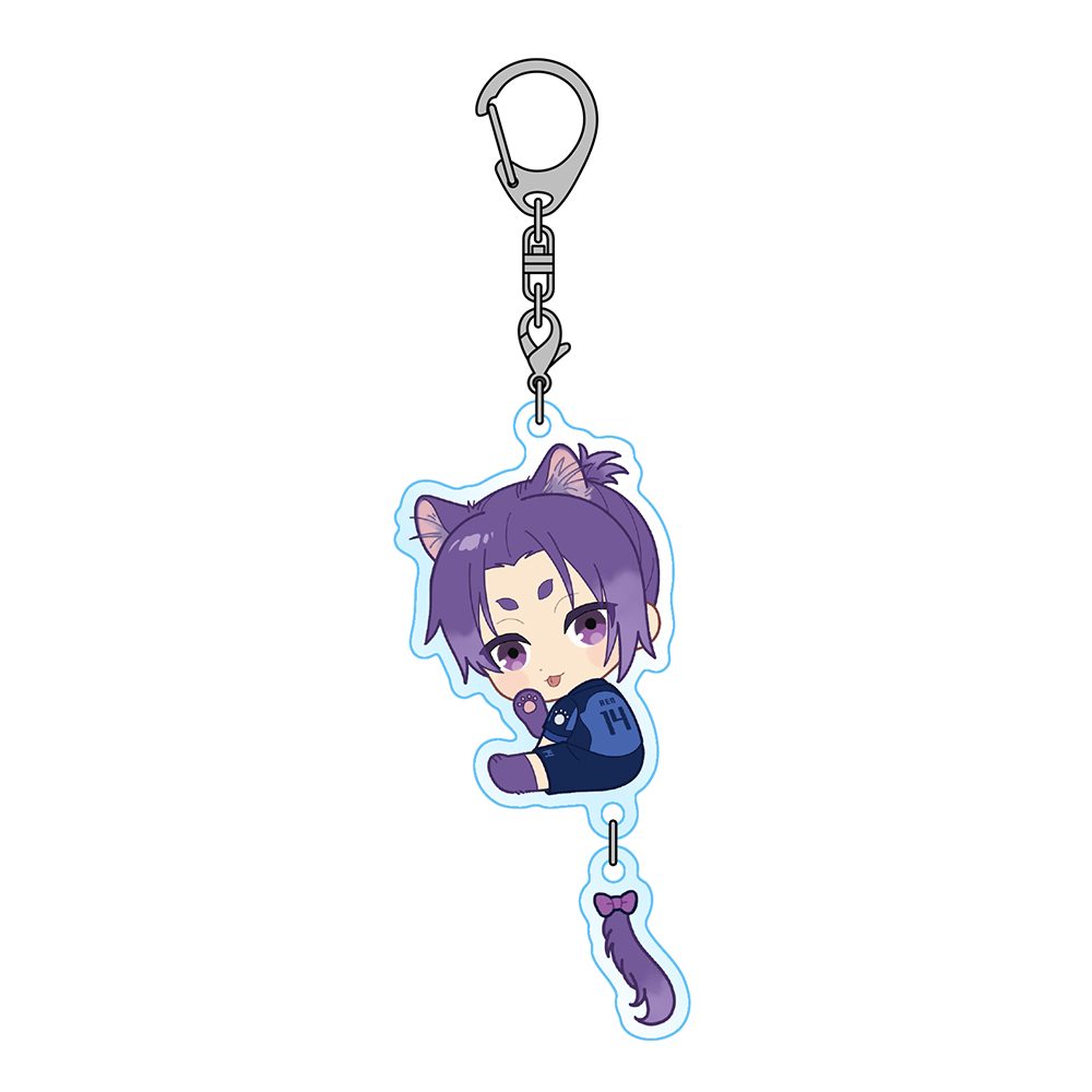ブルーロック 御影玲王 連結アクリルキーホルダー ("Blue Lock" Mikage Reo Linked Acrylic Key Chain)