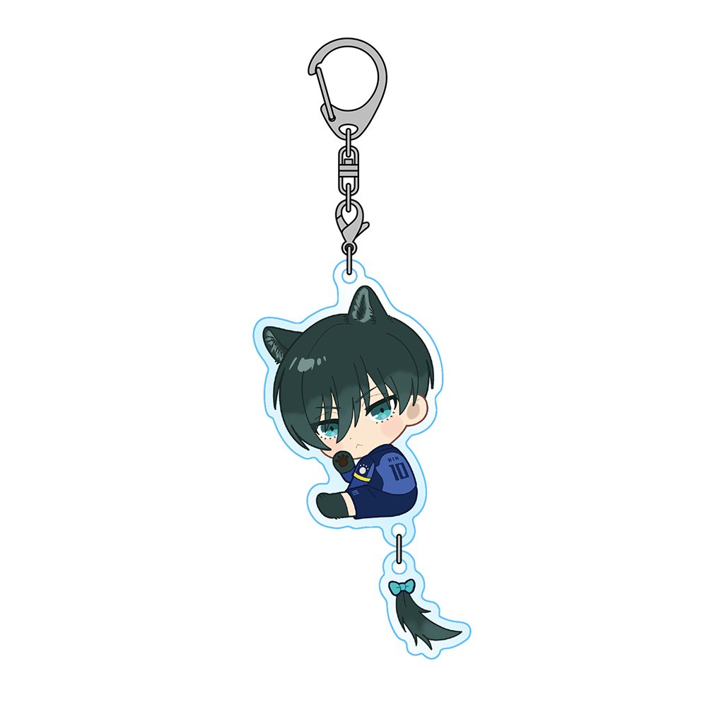 ブルーロック 糸師凛 連結アクリルキーホルダー ("Blue Lock" Itoshi Rin Linked Acrylic Key Chain)