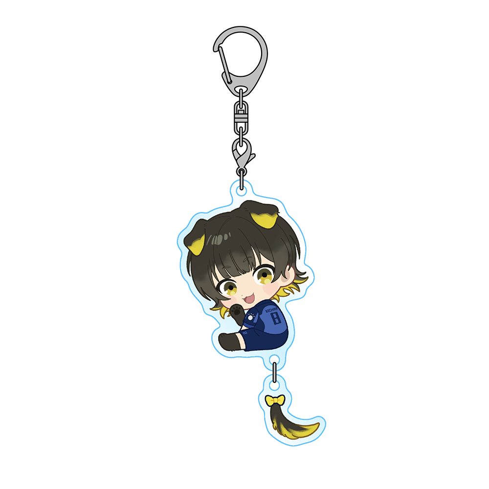 ブルーロック 蜂楽廻 連結アクリルキーホルダー ("Blue Lock" Bachira Meguru Linked Acrylic Key Chain)
