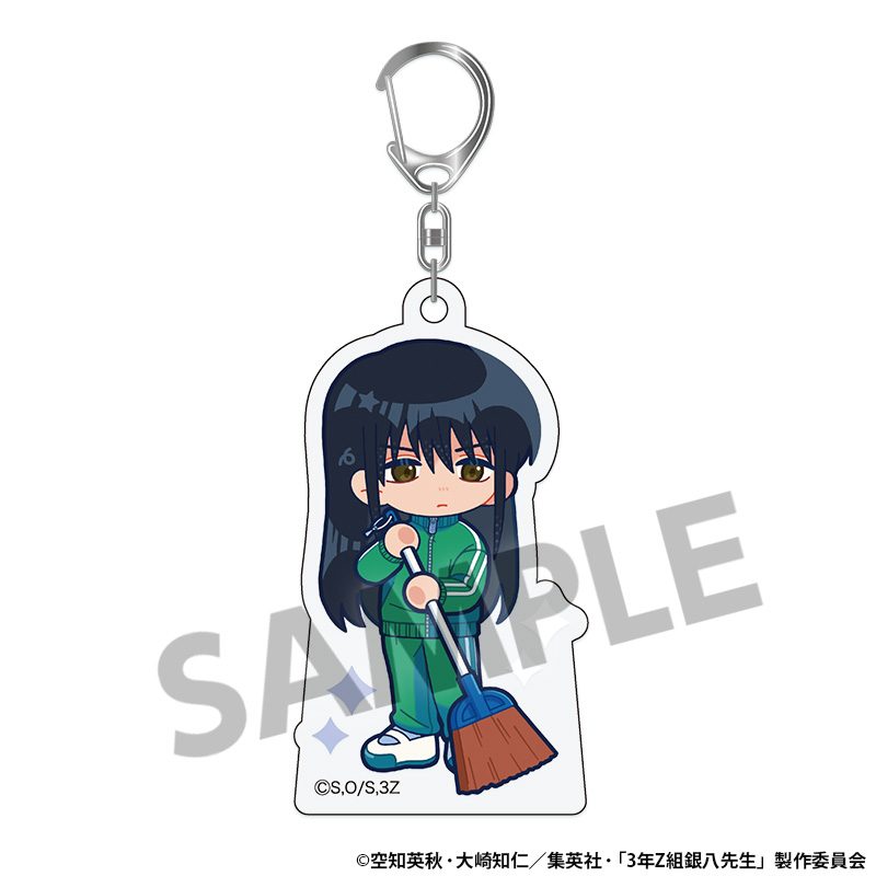 3年Z組銀八先生 アクリルキーホルダー 桂小太郎 ("3-Z Class Ginpachi-sensei" Acrylic Key Chain Katsura Kotarou)