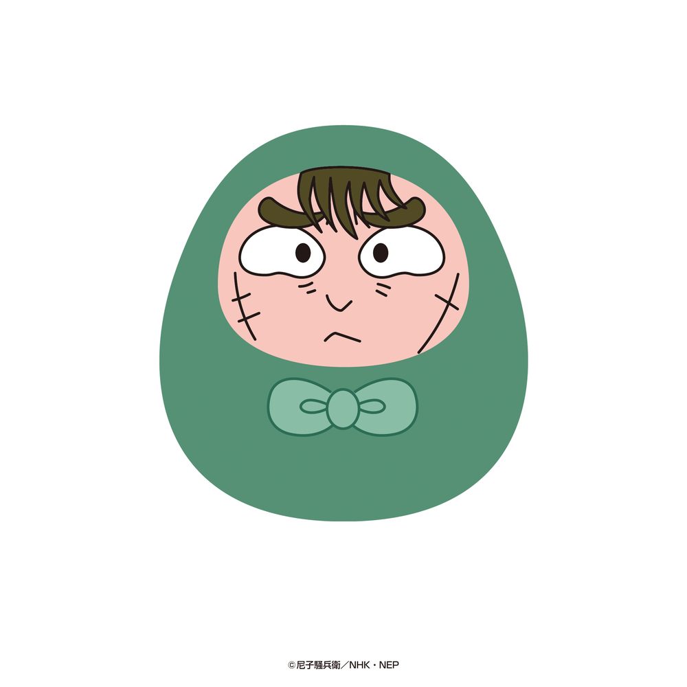 忍たま乱太郎 ころころだるますこっと 中在家長次 ("Nintama Rantaro" Korokoro Darumascot Nakazaike Choji)