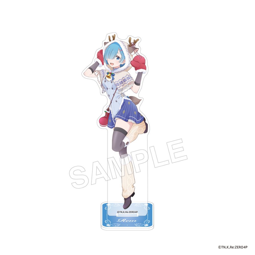 Re:ゼロから始める異世界生活 アクリルスタンドフィギュア クリスマスコスVer. レム ("Re:Zero kara Hajimeru Isekai Seikatsu" Acrylic Stand Figure Christmas Cosplay Ver. Rem)