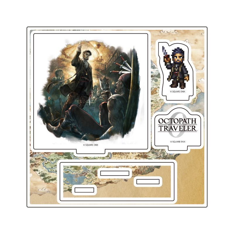 アクリルスタンドプレート OCTOPATH TRAVELER 0 03 ケルザス(公式イラスト) (Acrylic Stand Plate "OCTOPATH TRAVELER 0" 03 Celsus (Official Illustration))