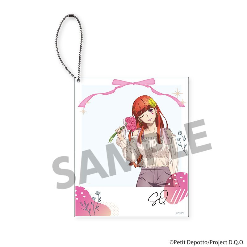 グノーシア 描き下ろしポラロイド風アクリルキーホルダー SQ ("GNOSIA" Original Illustration Polaroid-Style Acrylic Key Chain SQ)